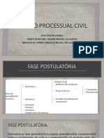Direito Processual Civil - Fase Postulatória