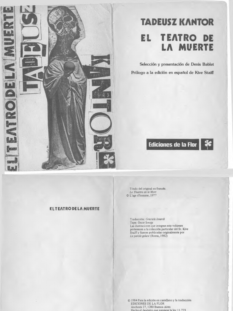 Kantor, T. Los Embalajes. en El Teatro de La Muerte PDF Las artes