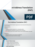 Port Address Translation (PAT)