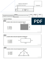 I.-Selección Múltiple.: Asignatura: Matemática 2