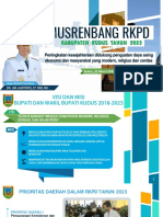 Sambutan Bupati Musrenbang RKPD 