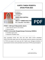 Kartu Tanda Peserta SPAN-PTKIN 2023