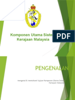 Komponen Utama Sistem Kerajaan Malaysia