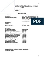 Incendio: Fiscalía Adjunta I Circuito Judicial de San José