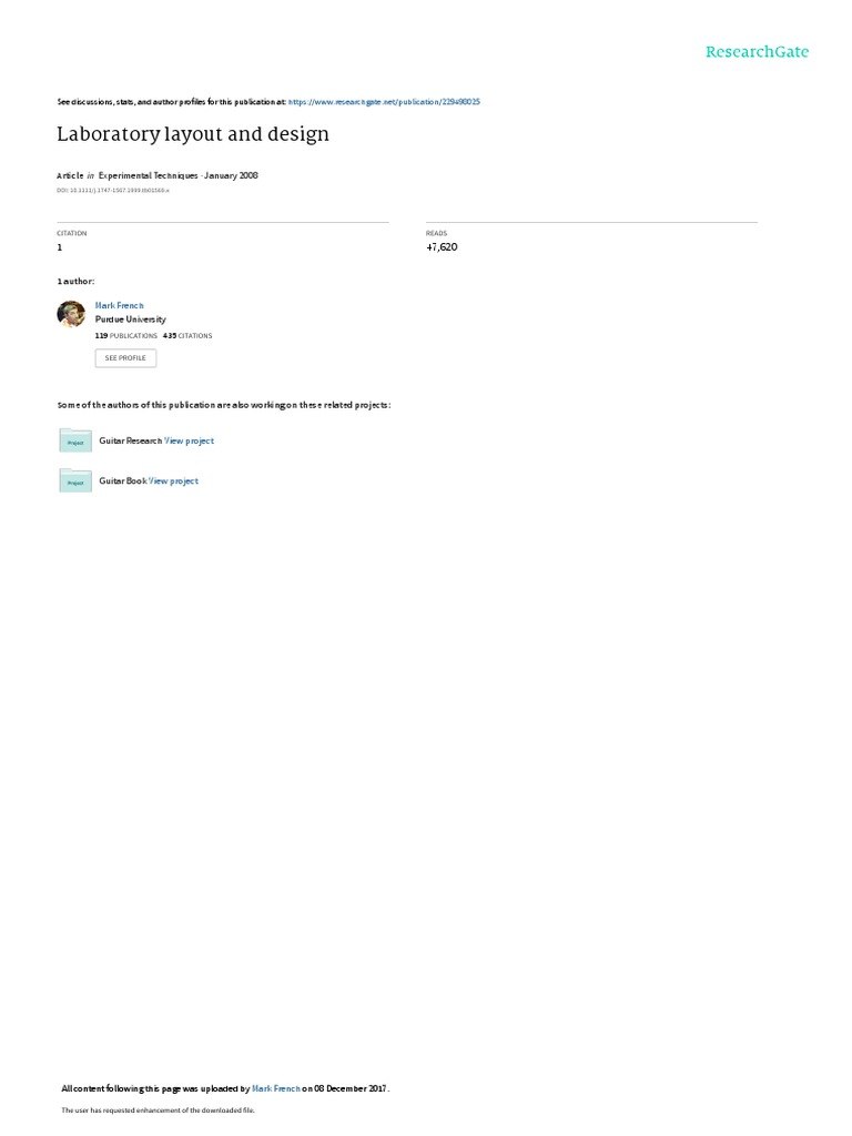 Laboratory Layoutand Design Pdf Laboratories Elevator