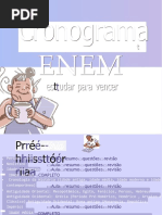 Cronograma Estudar para Vencer