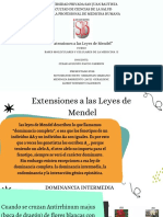 Extensiones de Las Leyes de Mendel