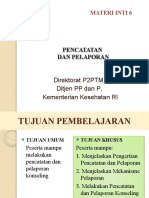 Pencatatan DAN Pelaporan UBM