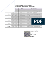 Jadwal Kegiatan Keagamaan