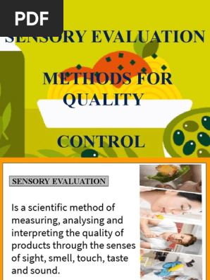 Sensory Evaluation Methods | PDF | Wellness