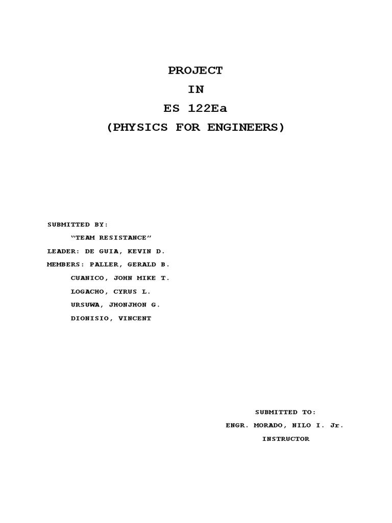Electromagnetic Induction Project Report | PDF | Series And Parallel ...