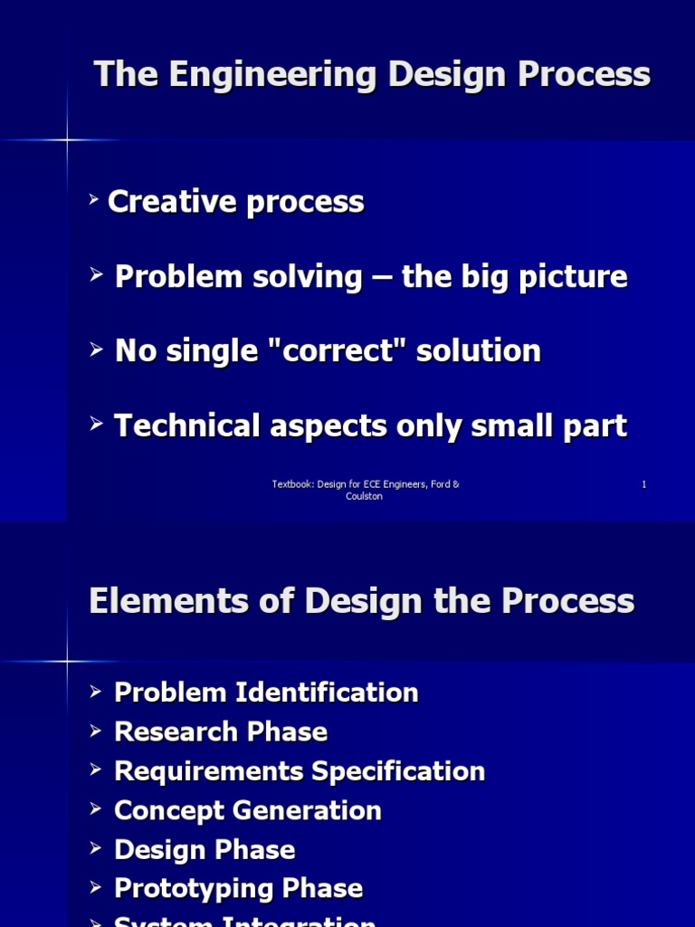 Engineering Design Process | PDF | Project Management | Reliability ...