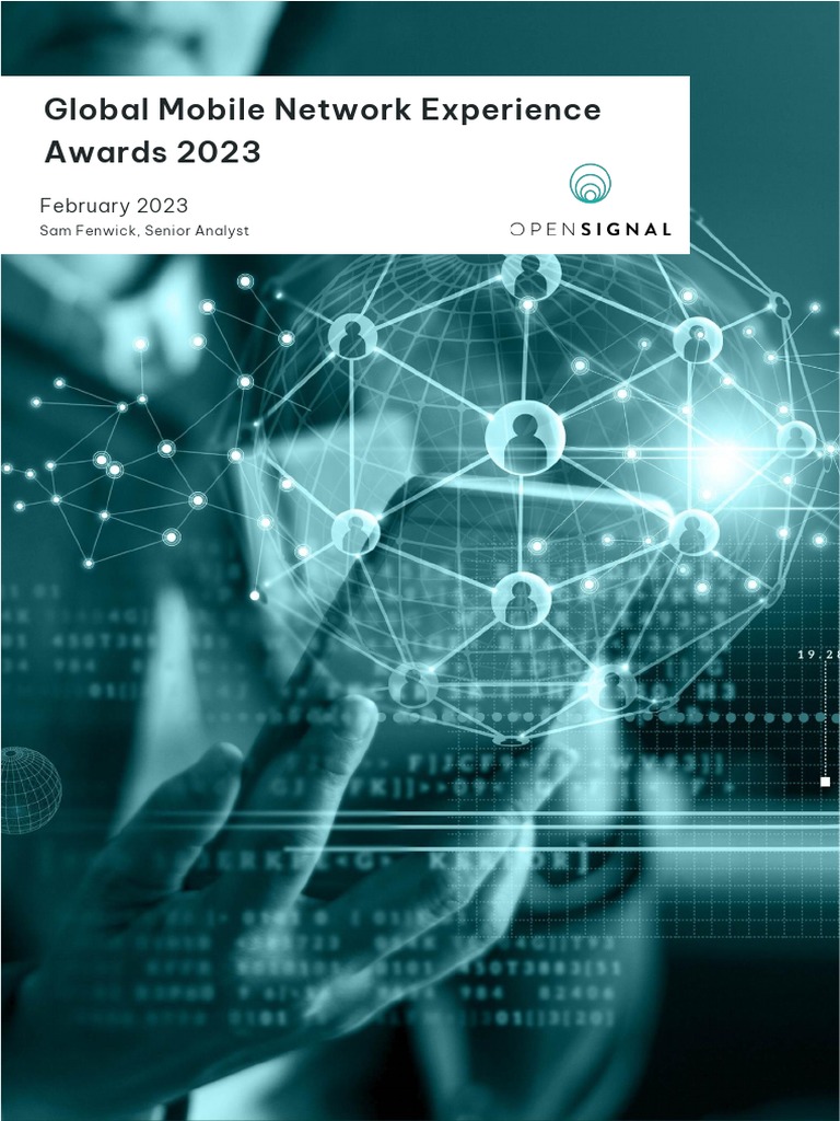 2023 Globalmobilenetworkexperienceawards Opensignal | PDF | 4 G | Companies