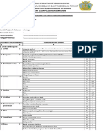 Formulir Pengawasan Limbah Swab