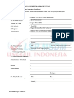 FR - Apl.01. Permohonan Sertifikasi Kompetensi Bagian 1: Rincian Data Pemohon Sertifikasi