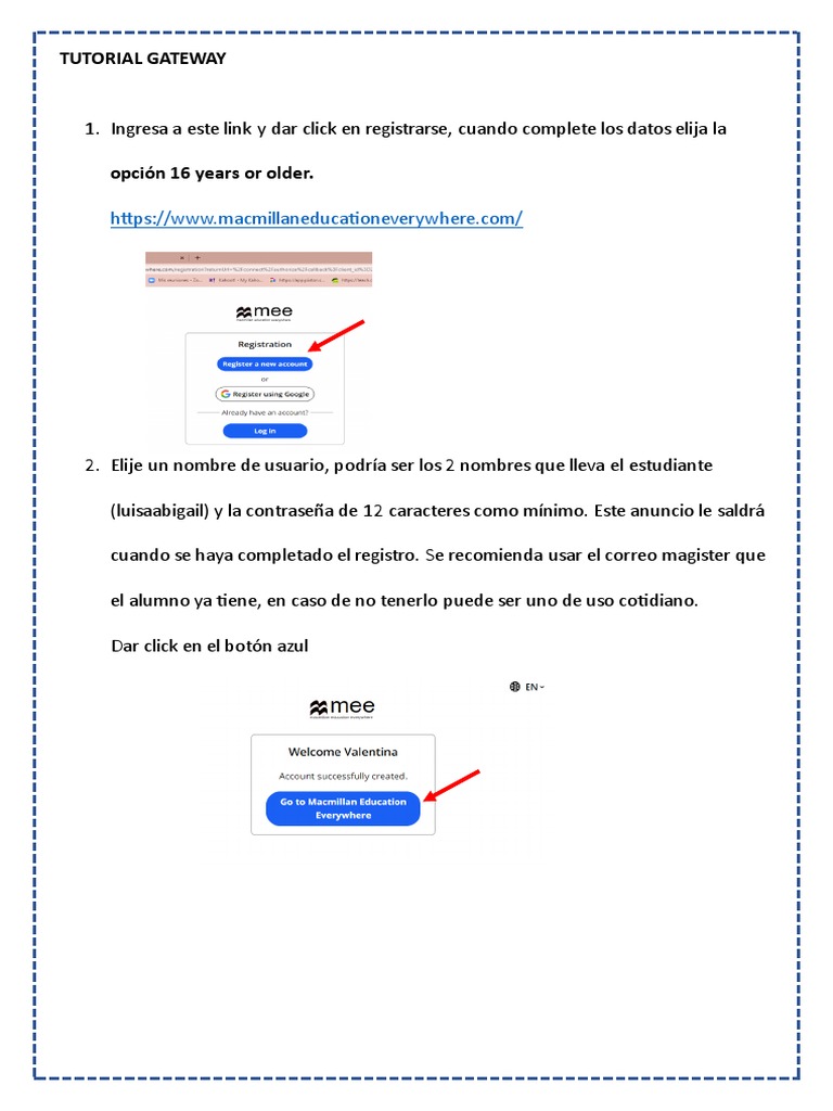 Registro en Tutorial Gateway | PDF | Ciencias sociales