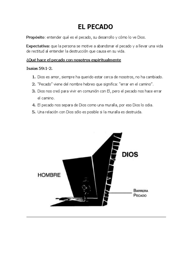 Entendiendo el Pecado y sus Consecuencias | PDF | Pecado | Creencia ...