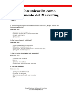 Comunicación Como Fundamento Del Marketing: Tema 6
