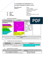 Sesión de La Experiencia de Aprendizaje N 04