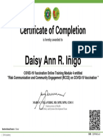 Certificate - of - Completion COVID