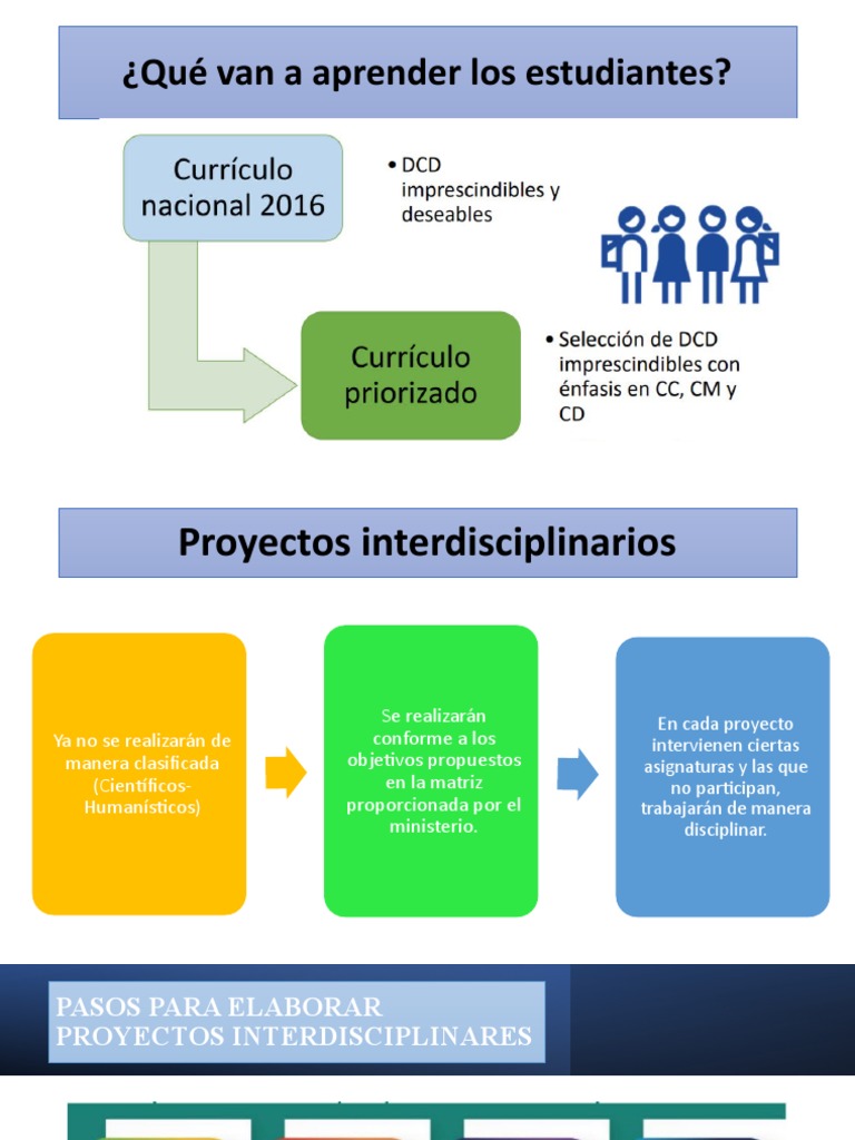 Guía para Proyectos Interdisciplinarios | PDF