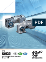 UNIVERSAL Worm Gear Units Si and Smi: NORD Drivesystems Intelligent Drivesystems, Worldwide Services