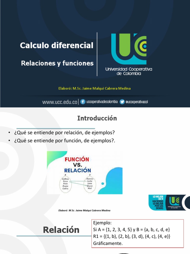 Clase 1. Relaciones y Funciones 1 | PDF | Función (Matemáticas
