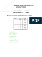 UNIVERSIDADE FEDERAL DO RIO GRANDE DO SUL TOPOGRAFIA I EXERCÍCIOS DE REVISÃO 2