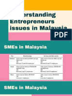 Lesson 7 - Understanding Entrepreneurs Issues in Malaysia