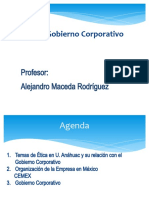 Gobierno Corporativo: Profesor: Alejandro Maceda Rodríguez