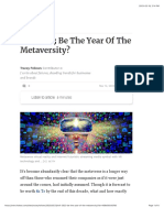 Will 2023 Be The Year of The Metaversity?