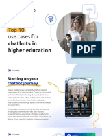 Top 10 Use Cases For: Chatbots in Higher Education