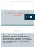 Arquitectura Historicista Del Siglo XIX