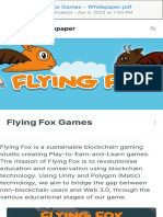 Flying Fox Games - Whitepaper