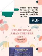 Traditional Asian Theater Music