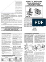 Manual de Instruções Termo de Garantia