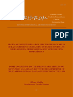 Derecho Romano, Tradición Romanística y Ciencias Histórico-Jurídicas ISSN 1989-1970