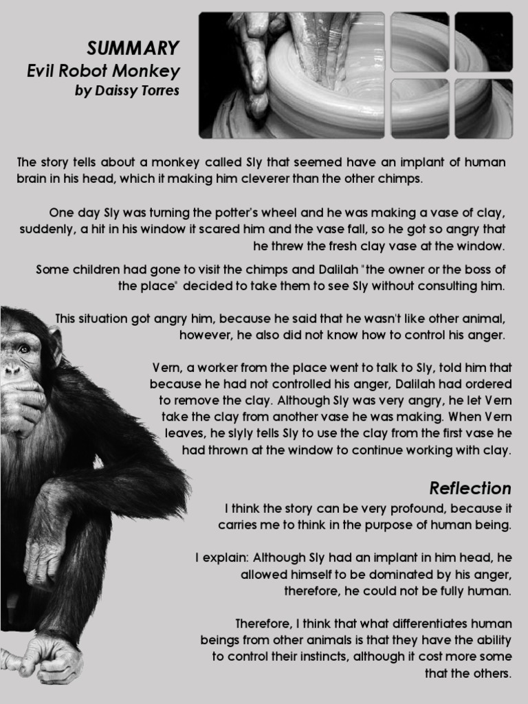 Sly: The Angry Robot Monkey | PDF