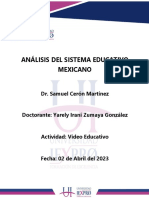 Análisis del sistema educativo mexicano