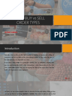 Part 3 - Buy Vs Sell Order Types