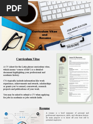 CV & Resume