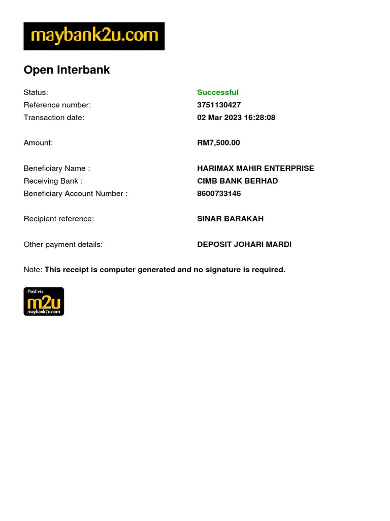 Open Interbank Successful PDF