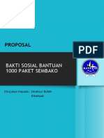 Proposal: Bakti Sosial Bantuan 1000 Paket Sembako