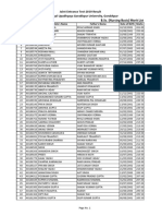 Nursing BSC Merit List