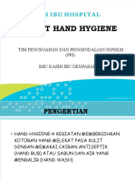 Audit Hand Hygiene: Tim Pencegahan Dan Pengendalian Infeksi (PPI)