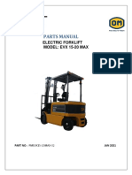 Parts Manual: Electric Forklift Model: Evx 15-20 Max