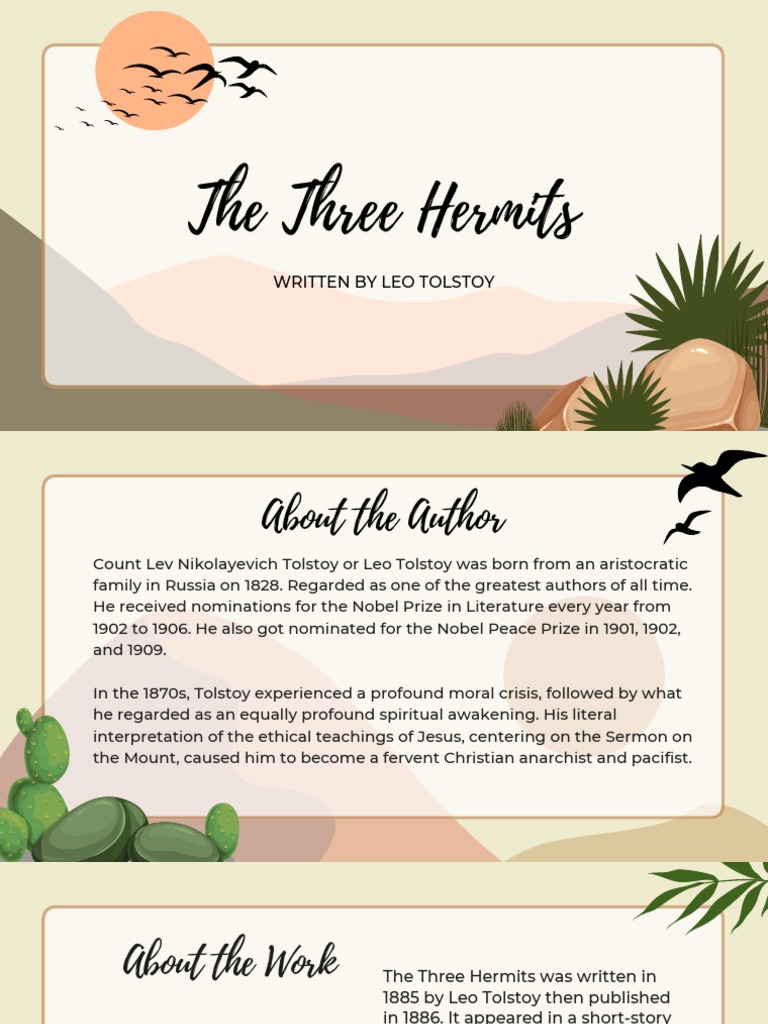 The Three Hermits Written by Leo Tolstoy PDF Leo Tolstoy