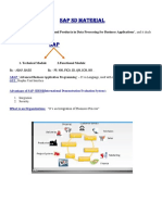 SAP SD Material: Systems Applications and Products in Data Processing For Business Applications', and It Deals