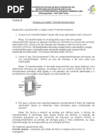 Trabalho de Transformadores