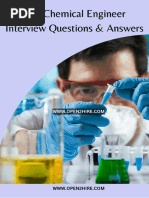 Chemical Engineer Interview Q and A